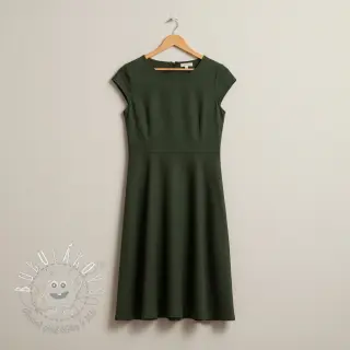 Bavlnený popelín army green