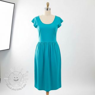 Bavlnený popelín light turquoise