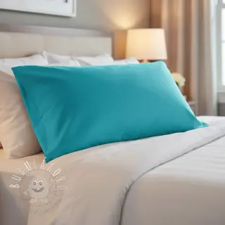 Bavlnený popelín light turquoise