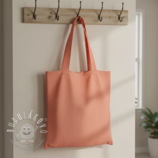 Bavlnený popelín coral