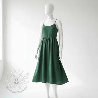 Bavlnený popelín dark green