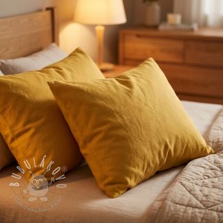 Bavlnený popelín ochre