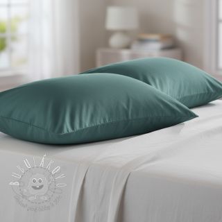 Bavlnený popelín dark petrol