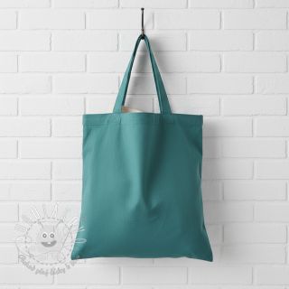 Bavlnený popelín dark petrol