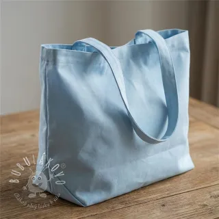 Bavlnený popelín blue
