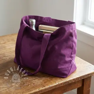 Bavlnený popelín dark purple