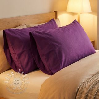 Bavlnený popelín dark purple