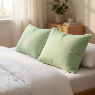 Bavlnený popelín light mint