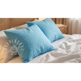 Bavlnený popelín sky blue
