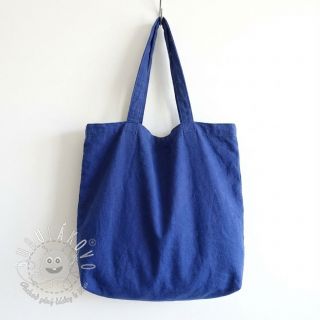Bavlnený popelín dark cobalt