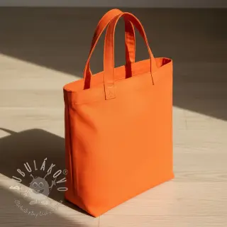 Bavlnený popelín orange