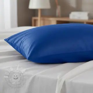 Bavlnený popelín cobalt