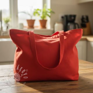 Bavlnený popelín red