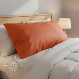 Bavlnený popelín flame orange