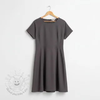 Bavlnený popelín dark grey