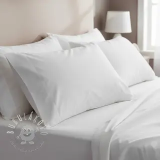 Bavlnený popelín optical white