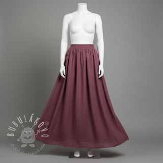 Bavlnená látka SLUB WASHED mauve