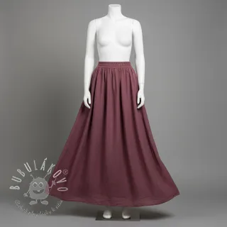 Bavlnená látka SLUB WASHED mauve