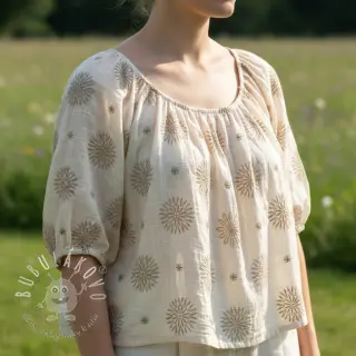 Bavlnená látka EMBROIDERY Sofia design A