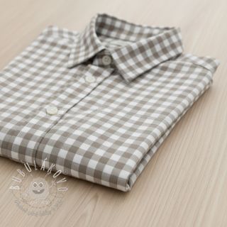 Bavlnená látka Check sand