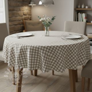 Bavlnená látka Check sand