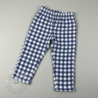 Bavlnená látka FLANNEL Check blue