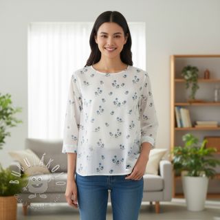 Bavlnená látka Vive la France design B digital print