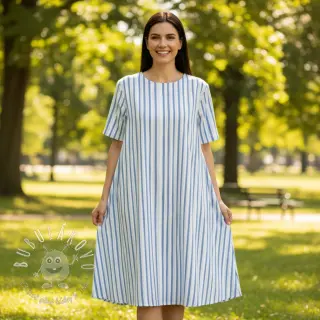 Bavlnená látka Vive la France design D digital print