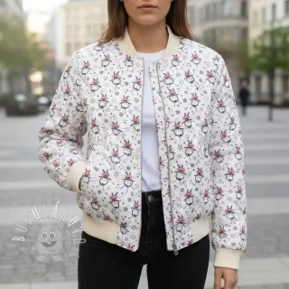 Bavlnená látka QUILTING Elisabetta rose