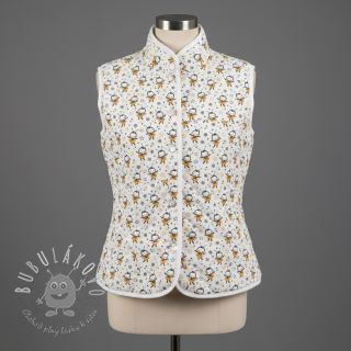 Bavlnená látka QUILTING Elisabetta jaune