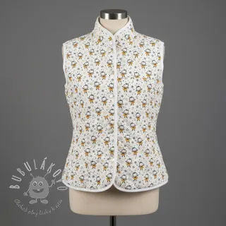 Bavlnená látka QUILTING Elisabetta jaune