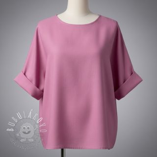 Bavlnená látka s ľanom PREMIUM dawn pink