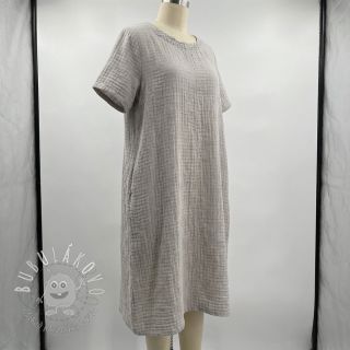 Bavlnená látka STRETCH Baby beige