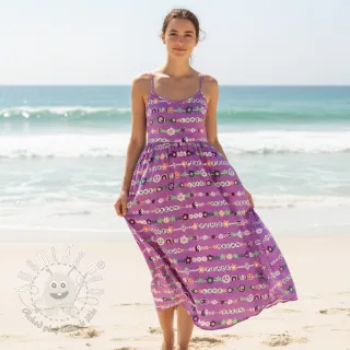 Bavlnená látka Love dream mauve