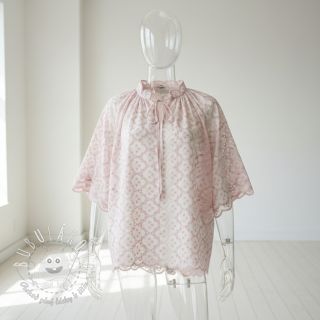 Bavlnená látka EMBROIDERY Lilian rose