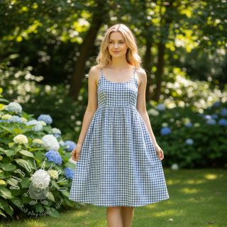 Bavlnená látka Brigitte pervenche