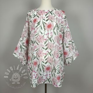 Bavlnená látka Meadow white digital print