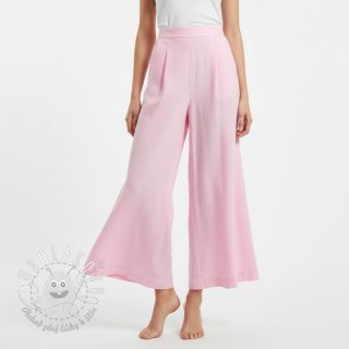 Bavlnená látka s ľanom pink