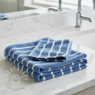 Froté YARN DYED Stripe BIG light blue
