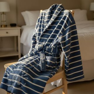 Froté YARN DYED Stripe BIG light blue