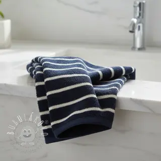 Froté YARN DYED Stripe BIG dark blue
