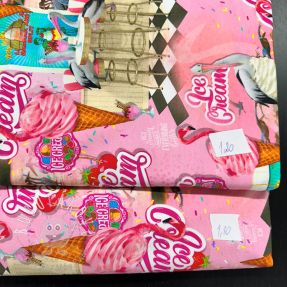 Balík látok úplet digi tlač 2176