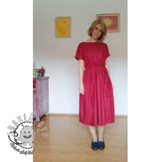 Bavlnený popelín wine