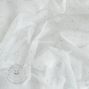 Tyl na TUTU ROYAL MULTI FOIL white