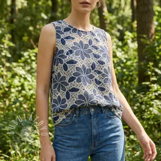 JEANS DENIM Lavicia Lace design A