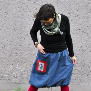 Ľan predpraný jeans