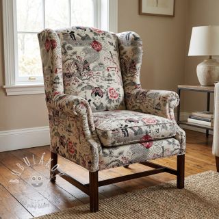 Dekoračná látka jacquard Akita blanc