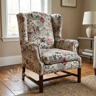 Dekoračná látka jacquard Akita blanc