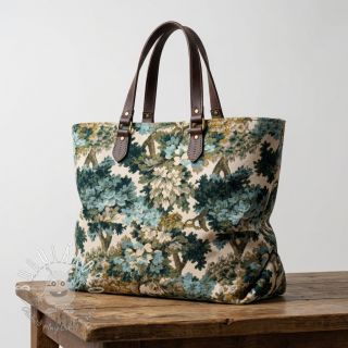 Dekoračná látka jacquard Aubusson emeraude