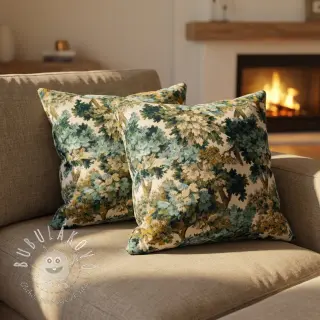 Dekoračná látka jacquard Aubusson emeraude